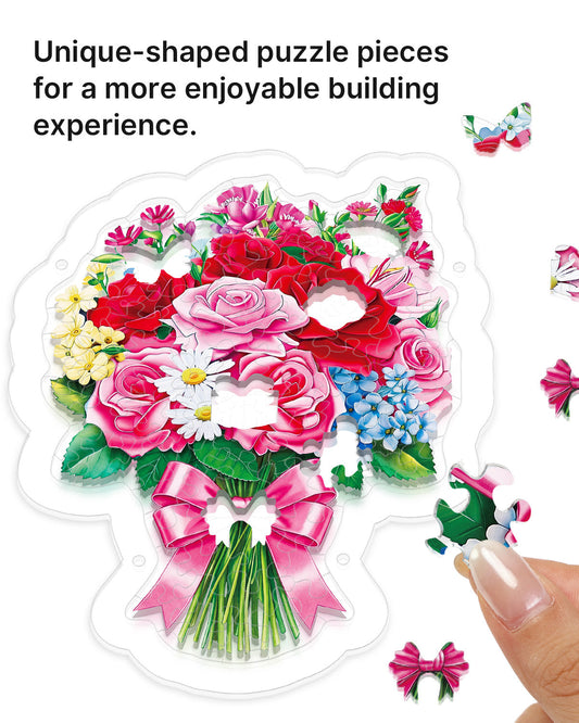 Acryl-Tisch-Fensterf?nger ¨C Romantischer Blumenstrau?