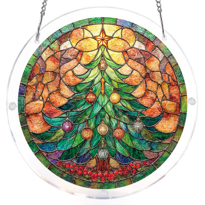 Weihnachtsleuchtbaum-Sonnenf?nger ¨C Acrylfensterkunst