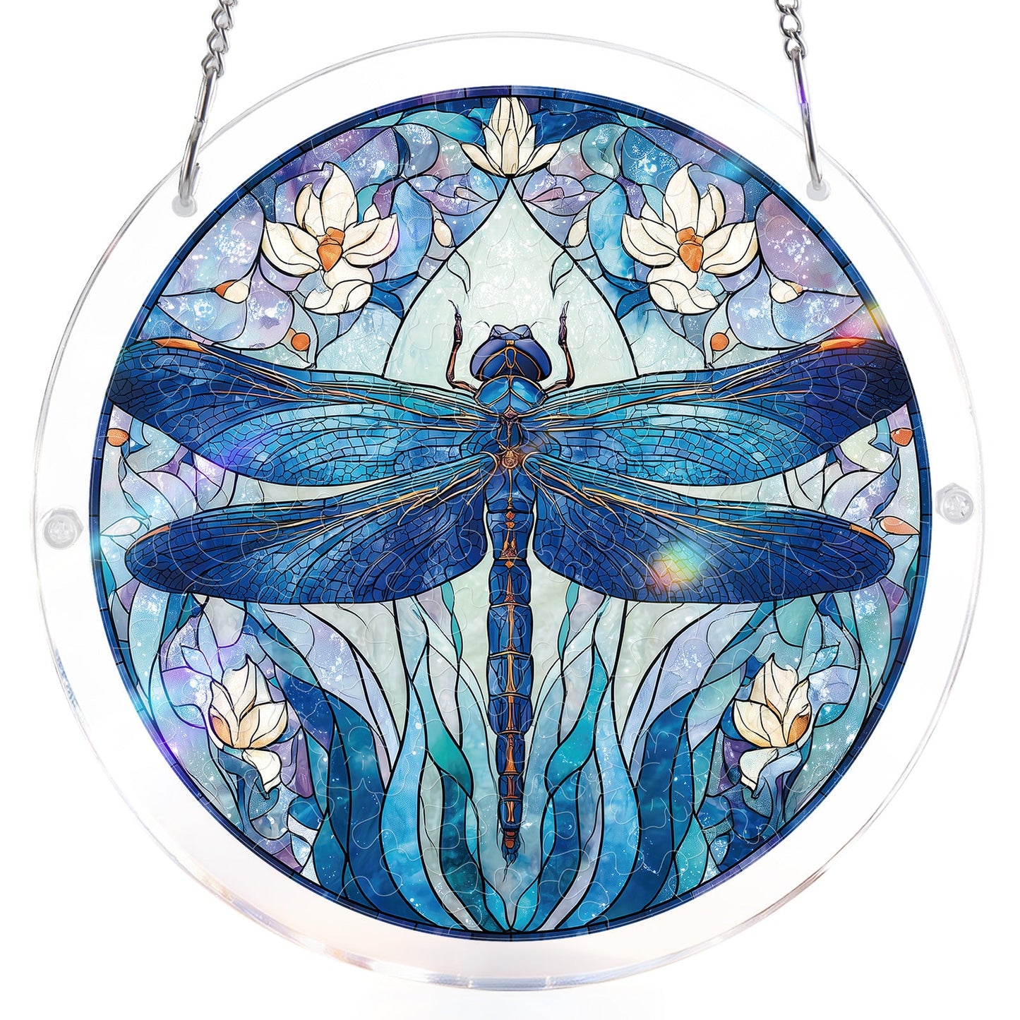 Mondlicht-Libellen-Licht-Suncatcher ¨C Acrylfensterkunst