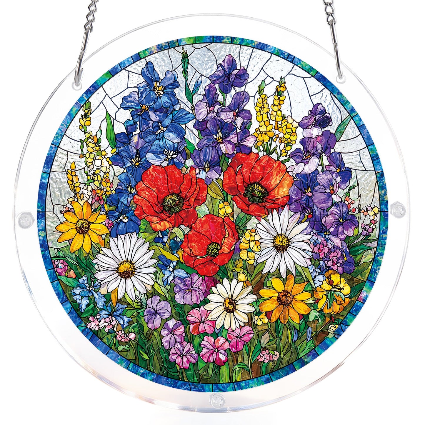 Wildblumenwiese Lichtf?nger ¨C Acrylfensterkunst