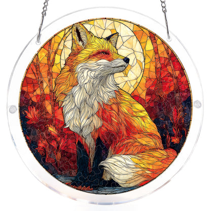 Fuchs Gl¨¹hlicht Sonnenf?nger-Acrylfensterkunst
