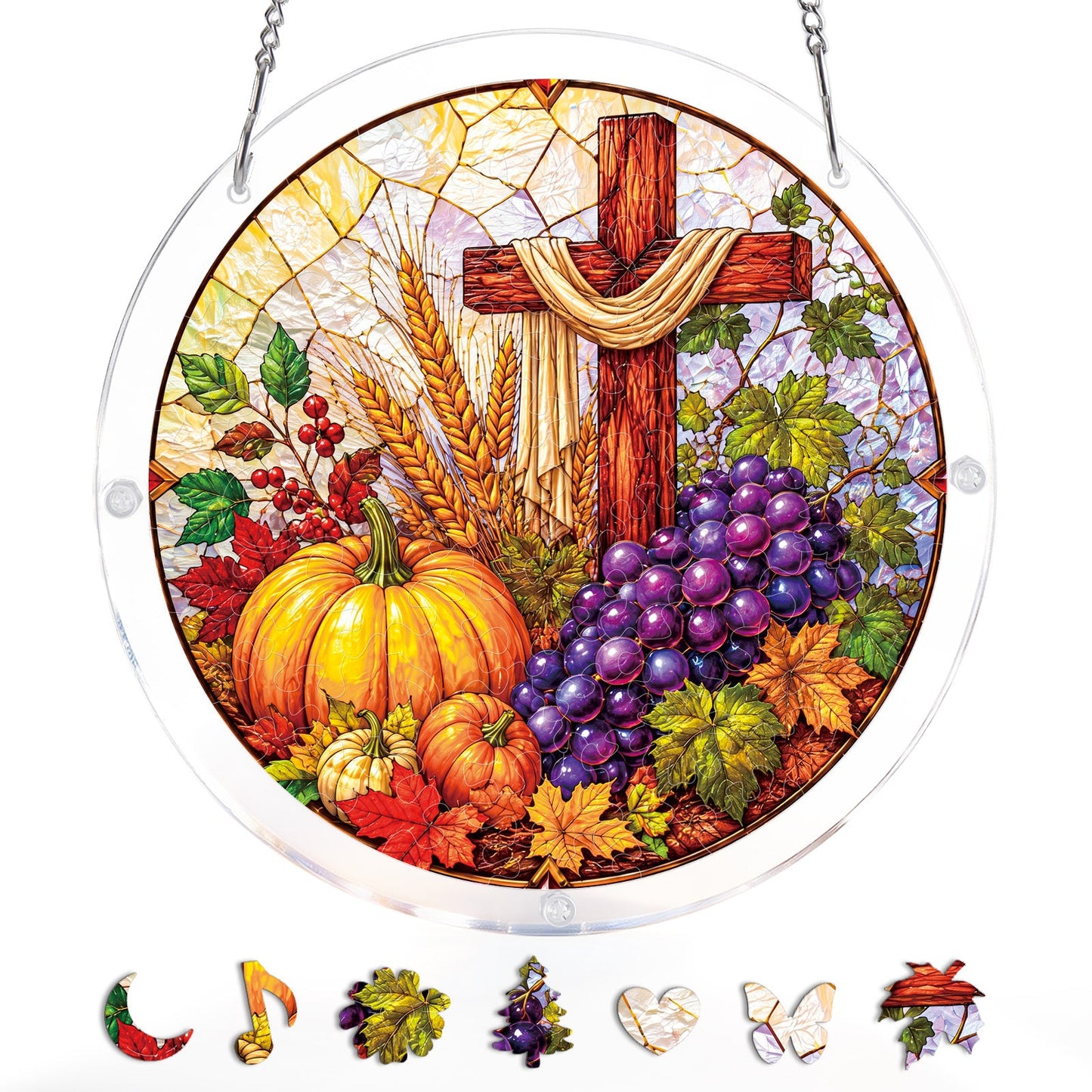 Erntedank-Sonnenf?nger aus Acryl f¨¹r Fenster