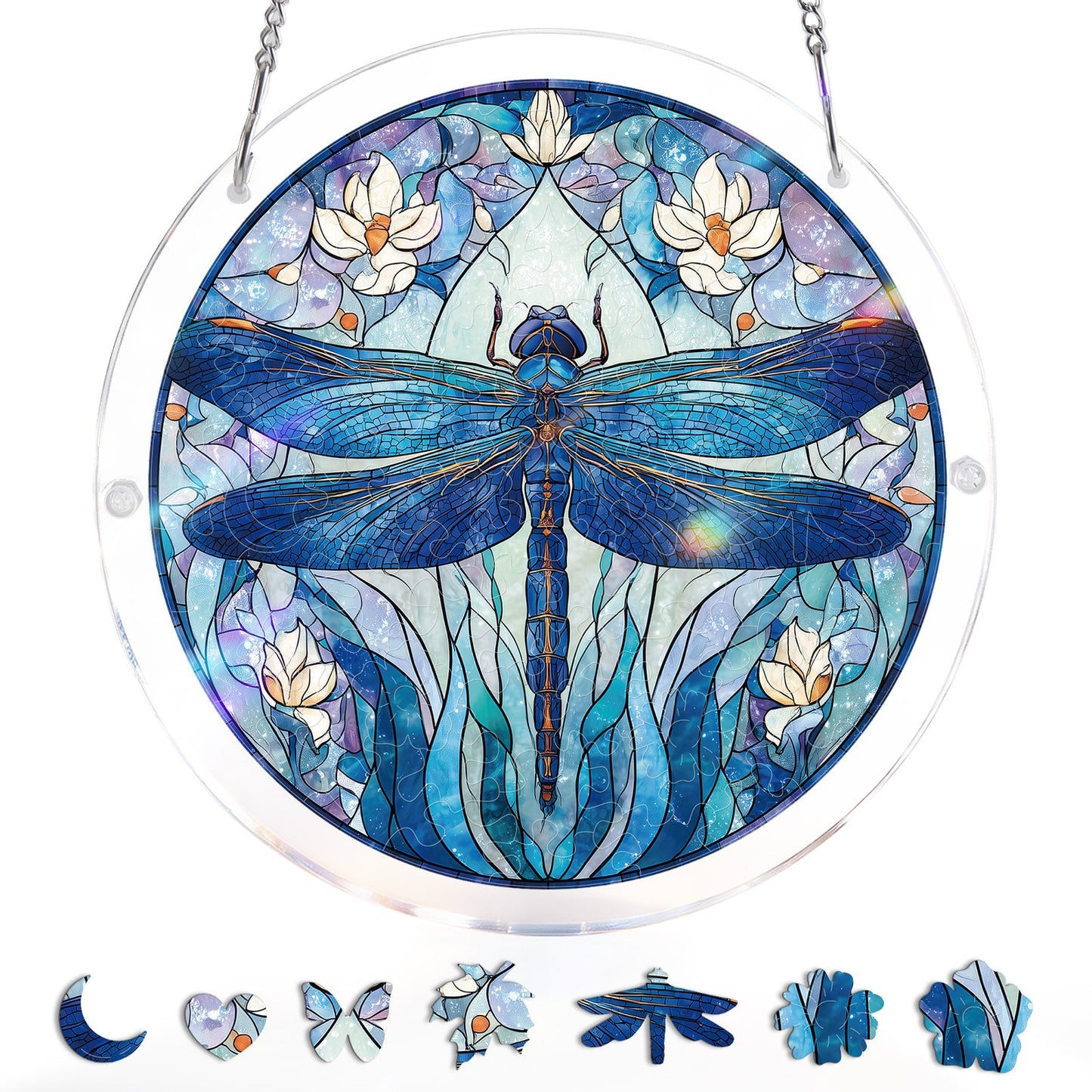 Mondlicht-Libellen-Licht-Suncatcher ¨C Acrylfensterkunst