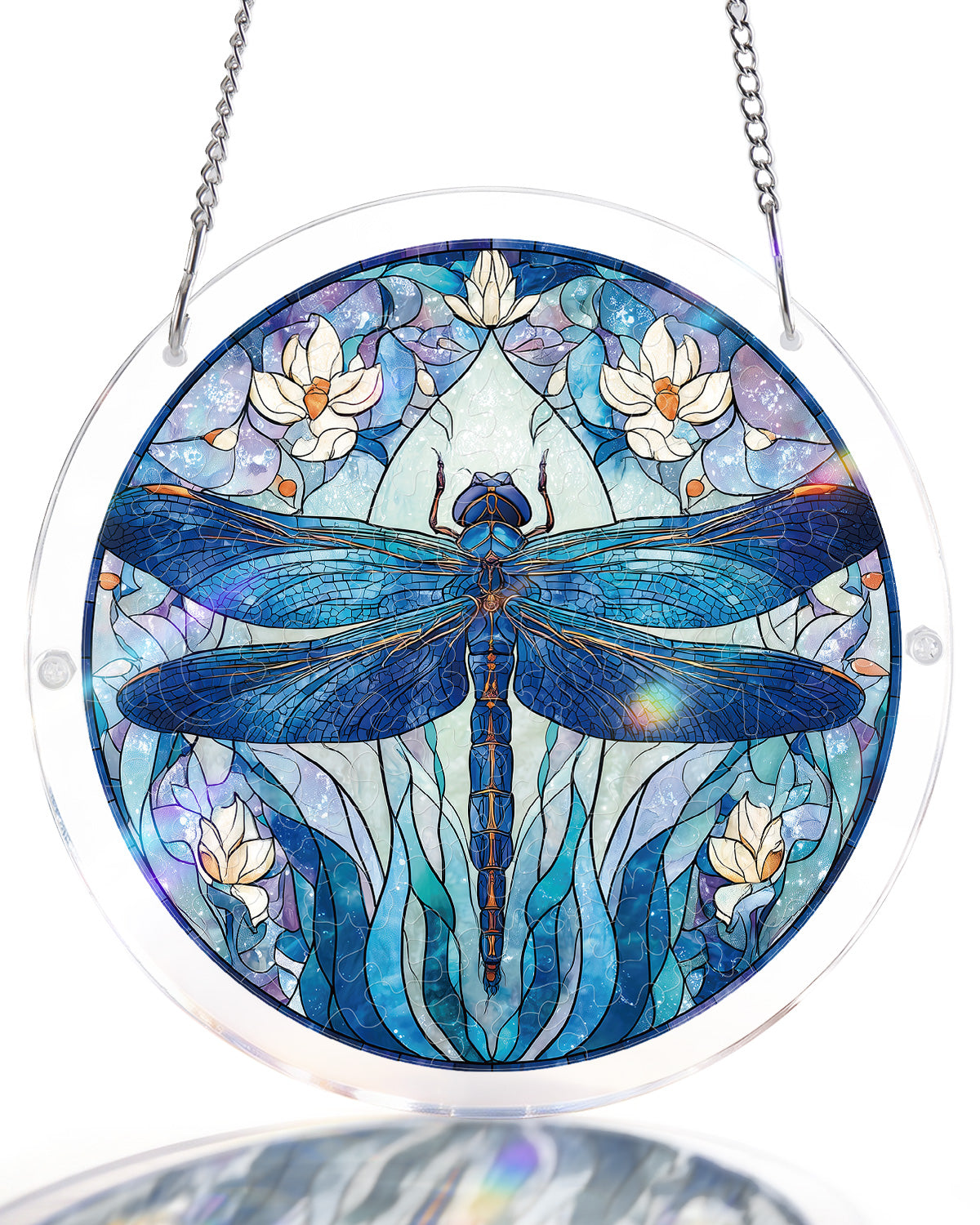 Mondlicht-Libellen-Licht-Suncatcher ¨C Acrylfensterkunst