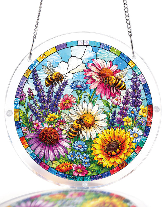 Bienengarten-Bl¨¹tenlicht-Sonnenf?nger-Acrylfensterkunst