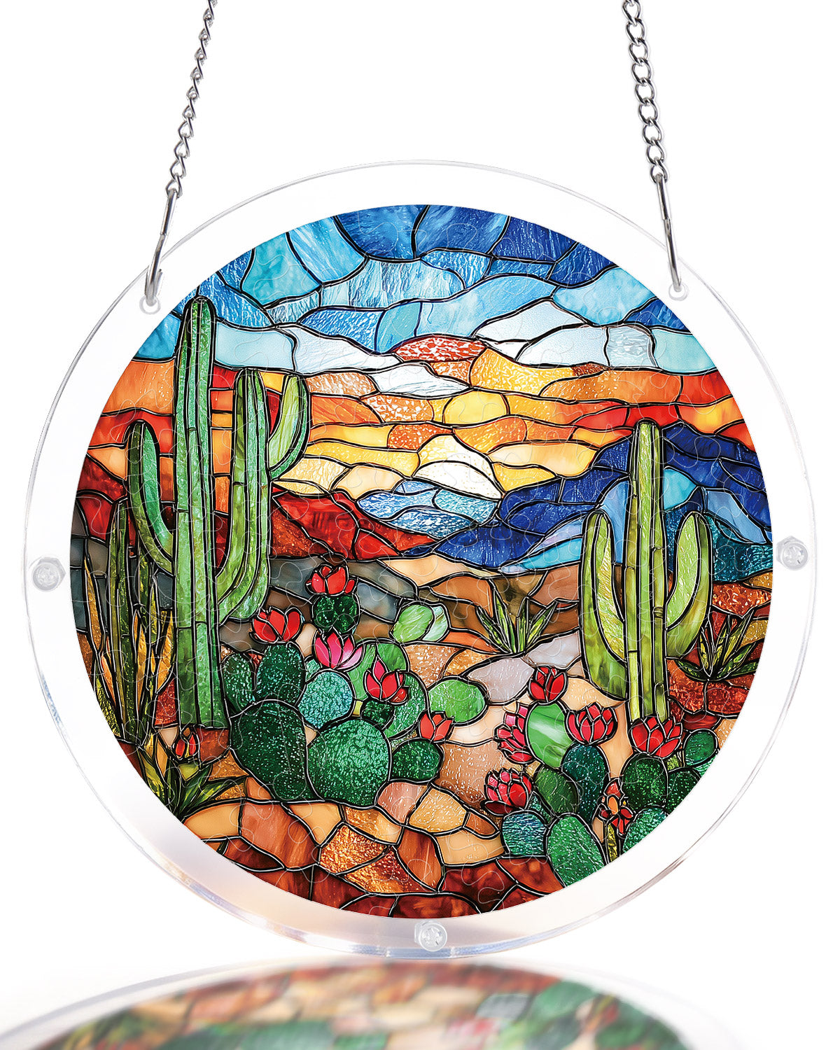W¨¹stenkaktus-Lichtf?nger aus Acryl f¨¹r Fenster