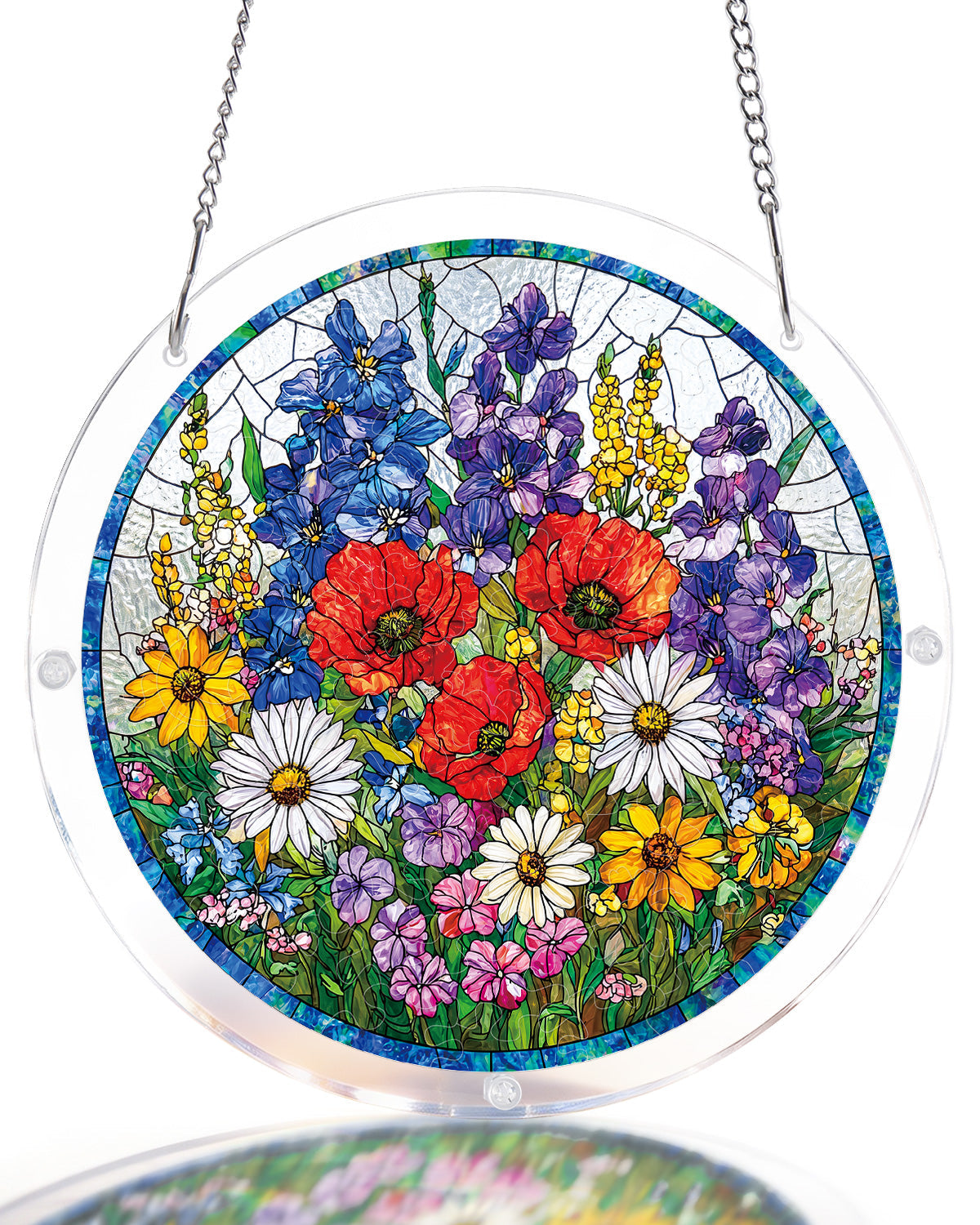 Wildblumenwiese Lichtf?nger ¨C Acrylfensterkunst