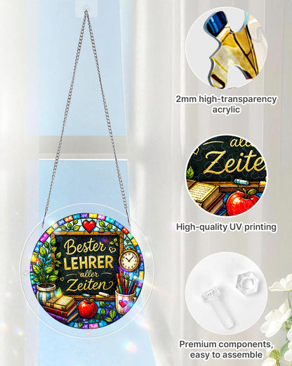 DE M?nnlicher Lehrer Lichtf?nger-Acrylfensterkunst