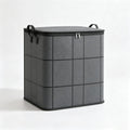 High-Capacity Fabric Organizer Bag with Zipper for Home & Moving