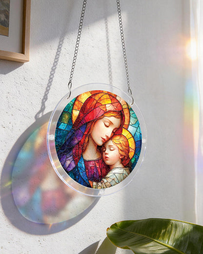 Heilige Umarmung Lichtf?nger ¨C Acrylfensterkunst