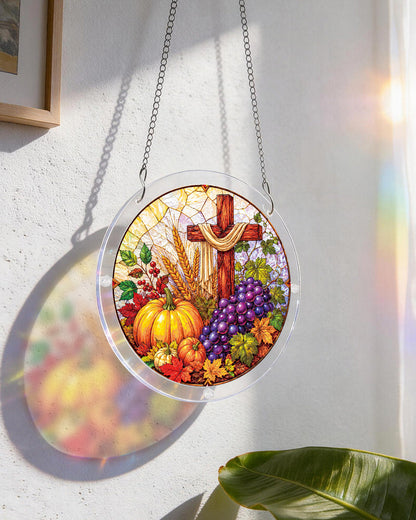 Erntedank-Sonnenf?nger aus Acryl f¨¹r Fenster