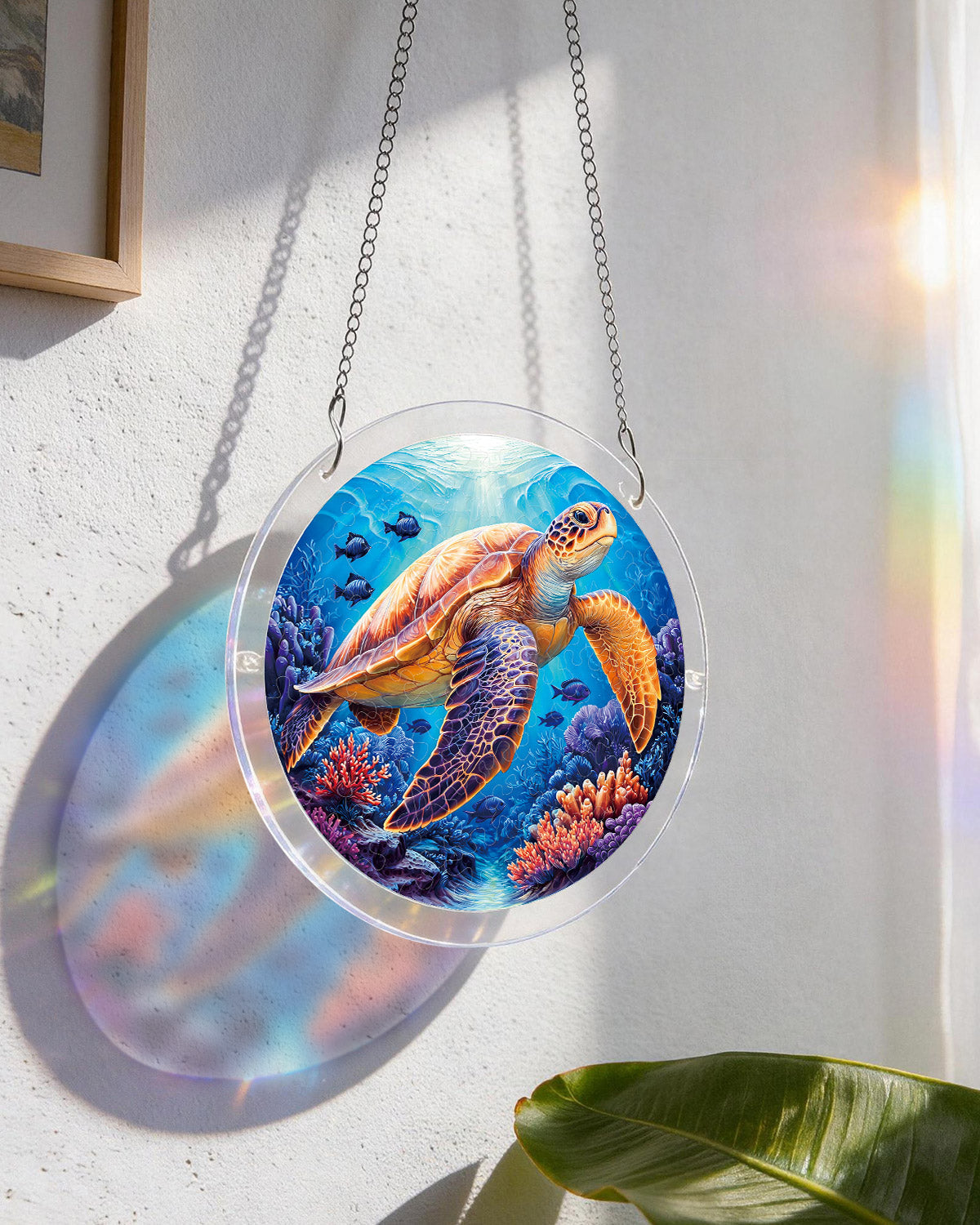 Starsea Schildkr?ten Lichtf?nger-Acryl Fensterkunst