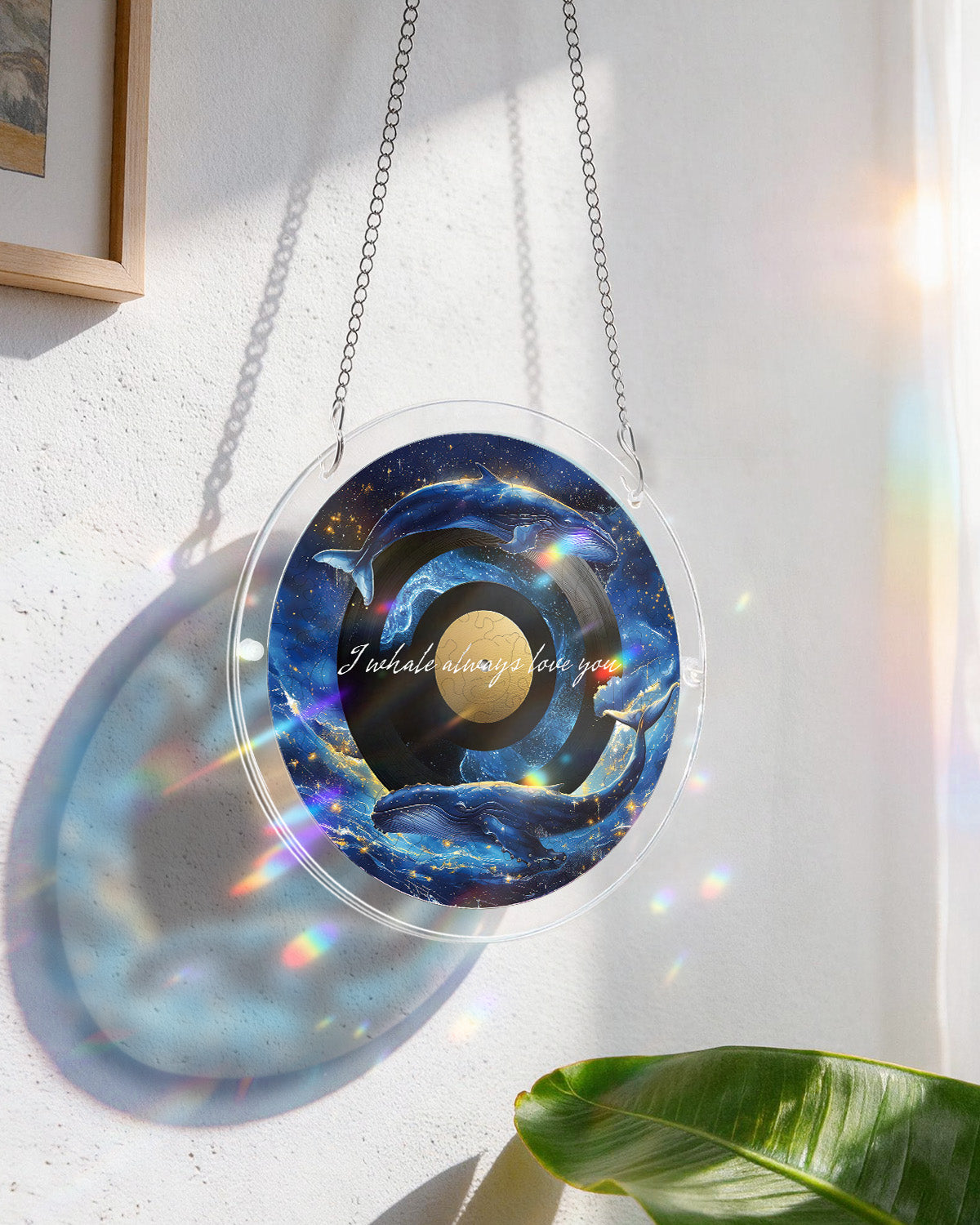 Galaktischer Wal Traumlicht Sonnenf?nger ¨C Acrylfensterkunst