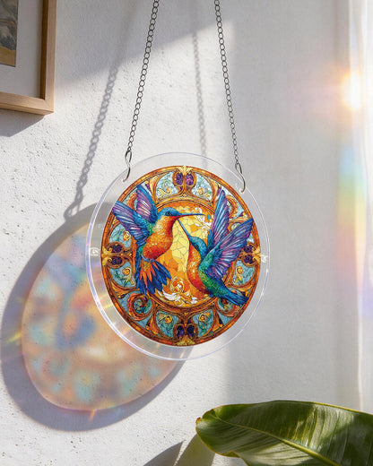 Doppelfl¨¹gel des strahlenden Lichts Sonnenf?nger-Acryl-Fensterbild