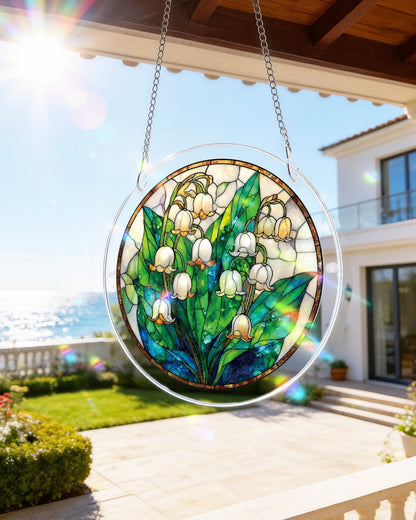 Geheimer Liliental-Licht-Sonnenf?nger ¨C Acryl-Fensterkunst