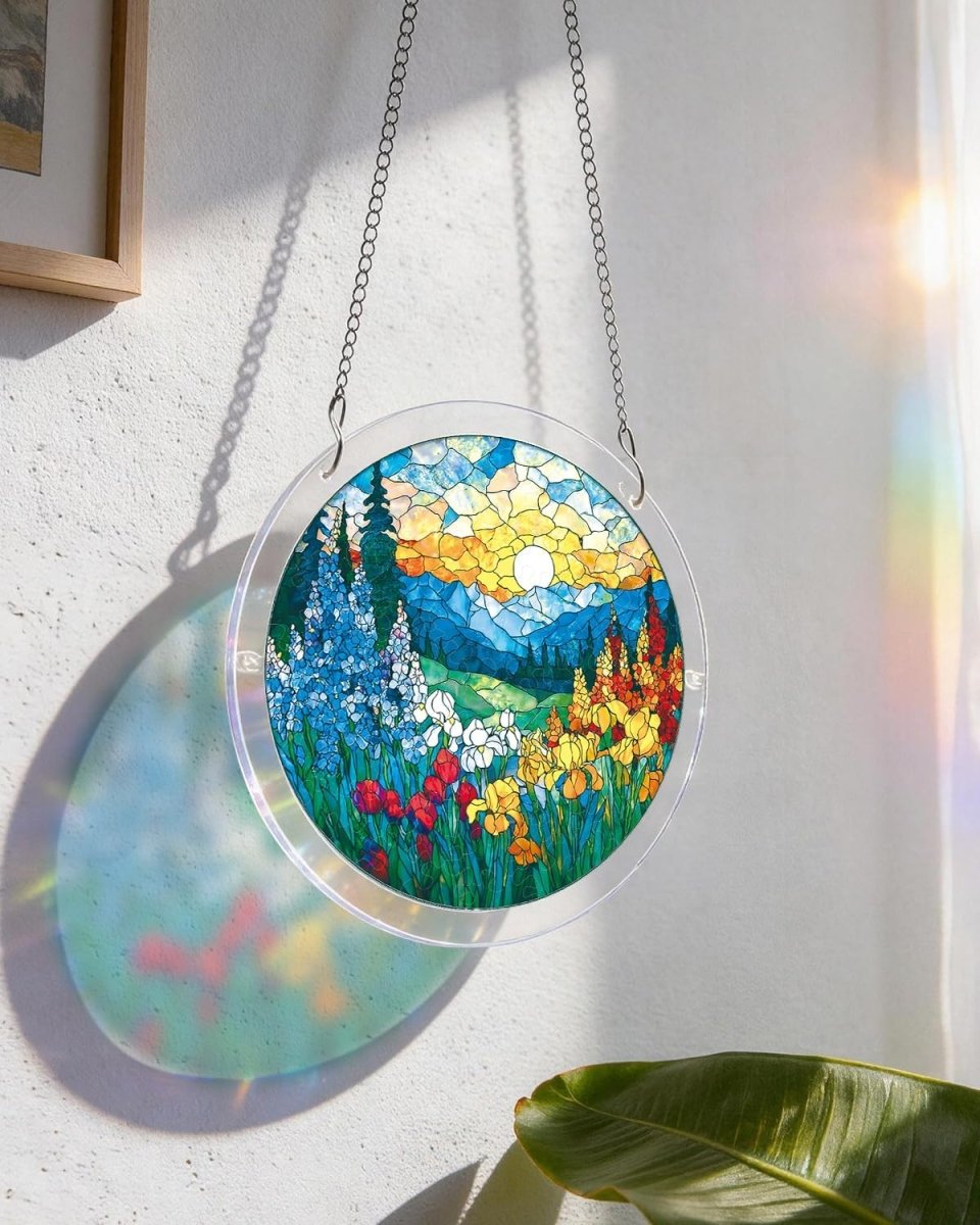 Morgend?mmerungsbl¨¹te Meereslicht Sonnenf?nger-Acrylfensterkunst
