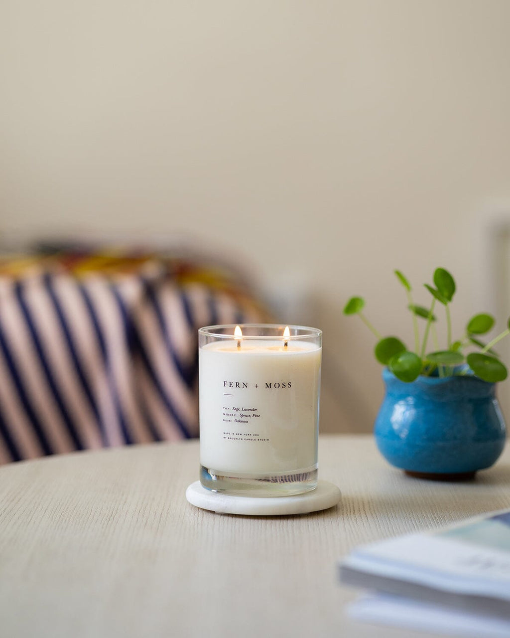 Fern + Moss Classic 2-Wick Candle