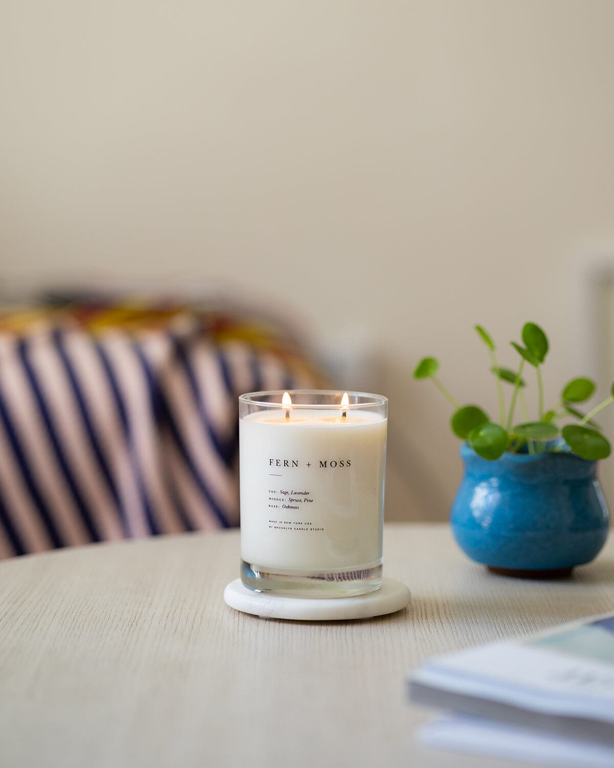 Fern + Moss Classic 2-Wick Candle