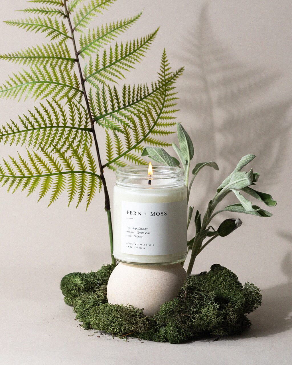 Fern + Moss Jar Candle