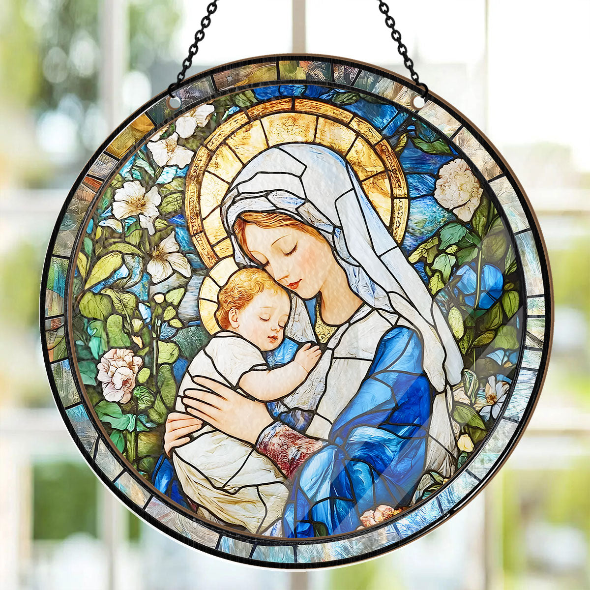 Virgin Mary -  Window Hanging Suncatcher