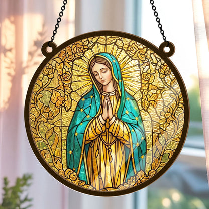 Sacred Virgin Mary -  Window Hanging Suncatcher