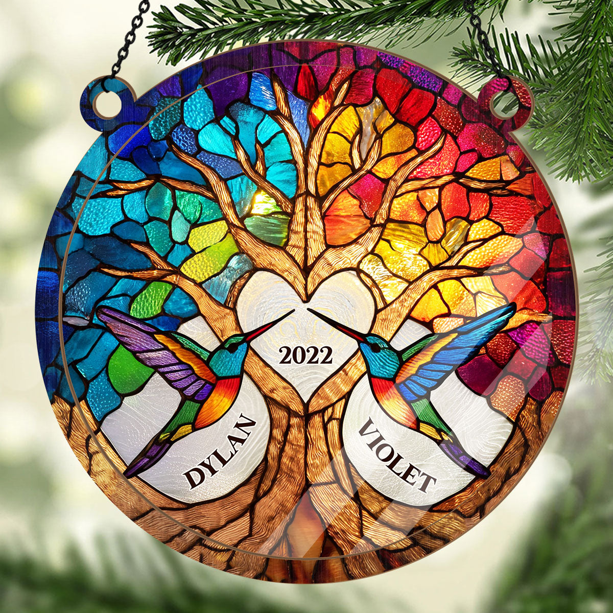 Halo Of Harmony - Personalized Window Hanging Suncatcher