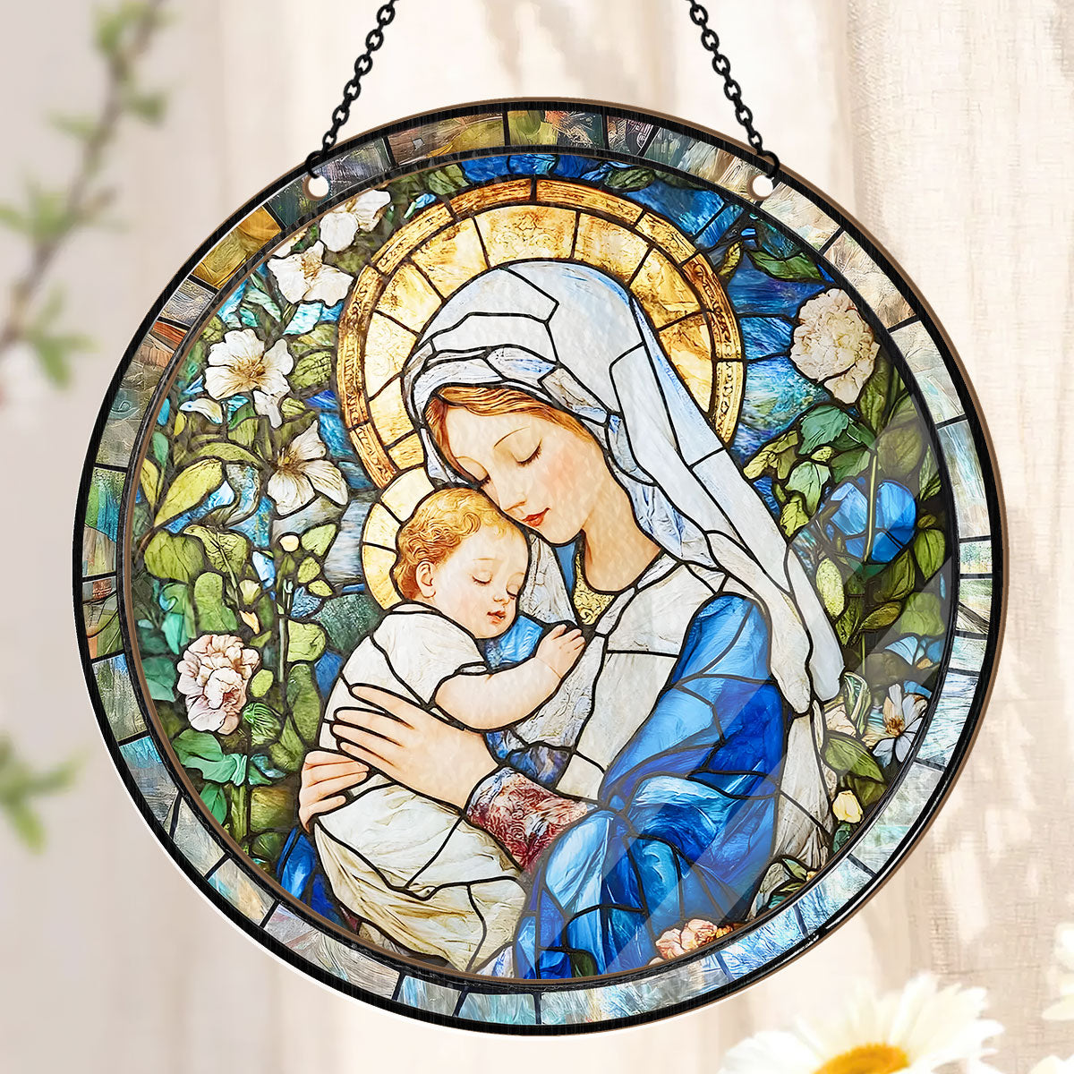 Virgin Mary -  Window Hanging Suncatcher