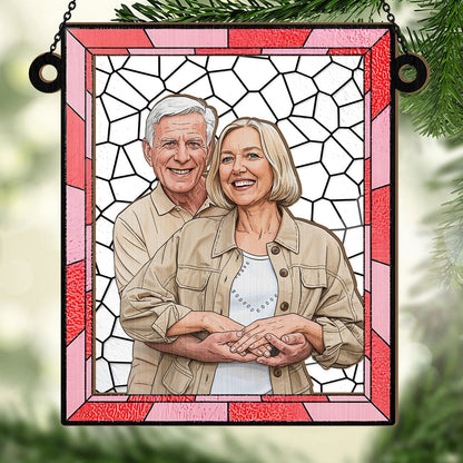 Love You More Every Day - Personalized Window Hanging Suncatcher