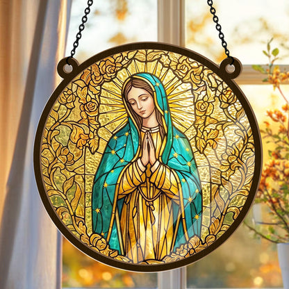 Sacred Virgin Mary -  Window Hanging Suncatcher
