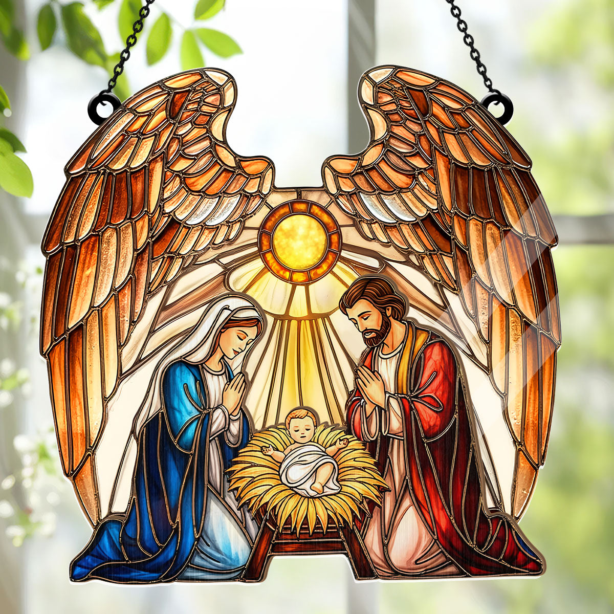 Holy Family -  Window Hanging Suncatcher