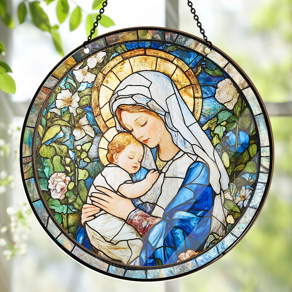 Virgin Mary -  Window Hanging Suncatcher