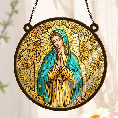 Sacred Virgin Mary -  Window Hanging Suncatcher
