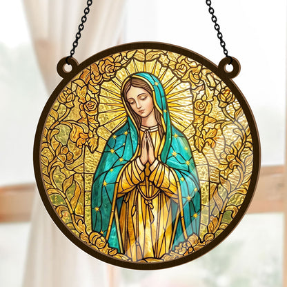 Sacred Virgin Mary -  Window Hanging Suncatcher